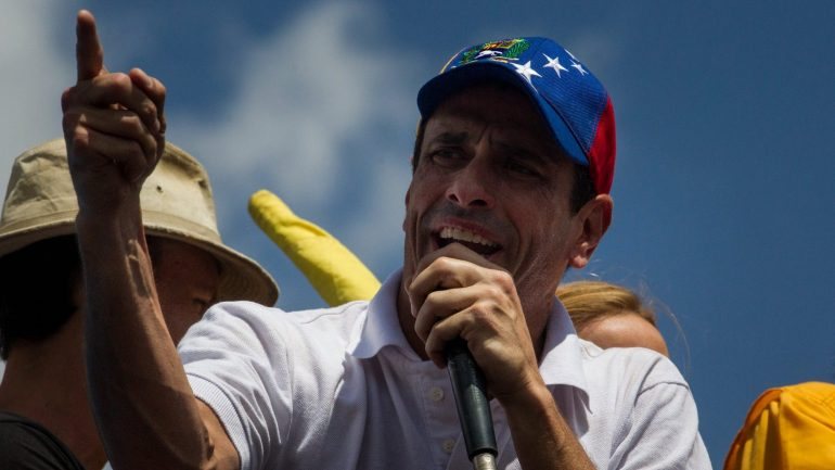 O ex-candidato presidencial Henrique Capriles Radonski é uma das principais vozes da oposição a Maduro