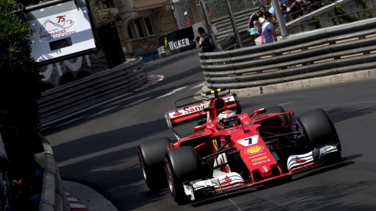 Räikkönen registou 1.12,178 minutos na volta mais rápida ao circuito monegasco