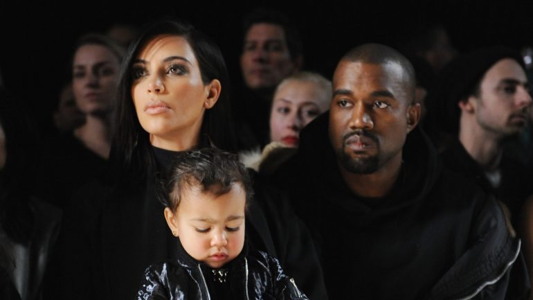 Kim e Kanye já são pais de North, de 4 anos, e de Saint, com pouco mais de um ano