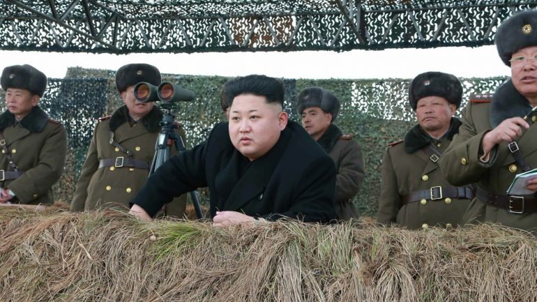 A Coreia tem vindo a fazer vários testes de lançamento de mísseis nos últimos meses