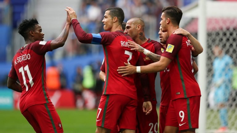 Cristiano Ronaldo apontou o seu sexto golo de penálti por Portugal, igualando Eusébio e Rui Costa