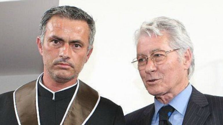 José Mourinho com o pai, Félix Mourinho