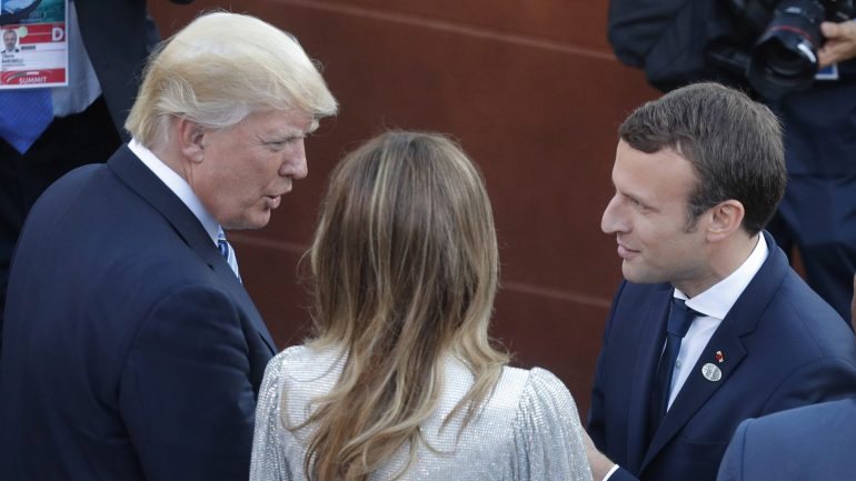 A primeira-dama norte-americana, Melania Trump, deverá acompanhar o seu marido durante a visita