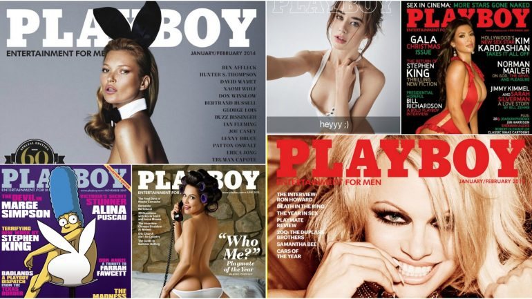 Todas as fotos são creditadas pela Playboy