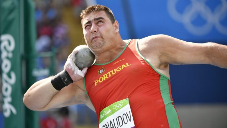 Semanas depois de bater o recorde nacional (21,56 metros), Arnaudov lançou a 20,80, marca que lhe deu o sétimo lugar