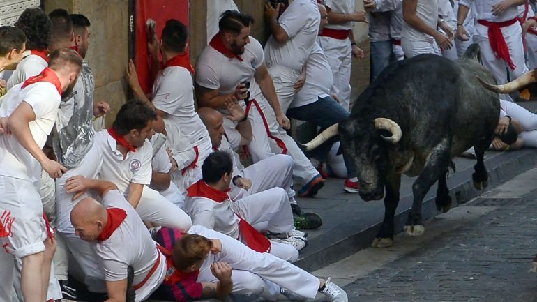 Dois homens ficaram feridos no primeiro dia das Festas de San Fermín, em Pamplona