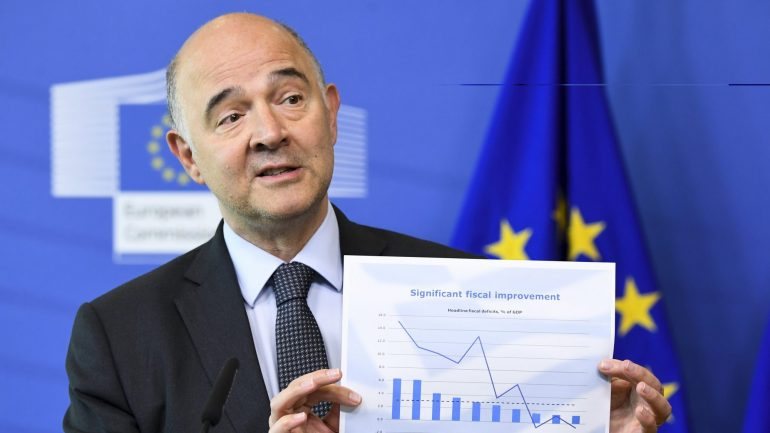 O comissário europeu dos Assuntos Económicos e Financeiros, Pierre Moscovici