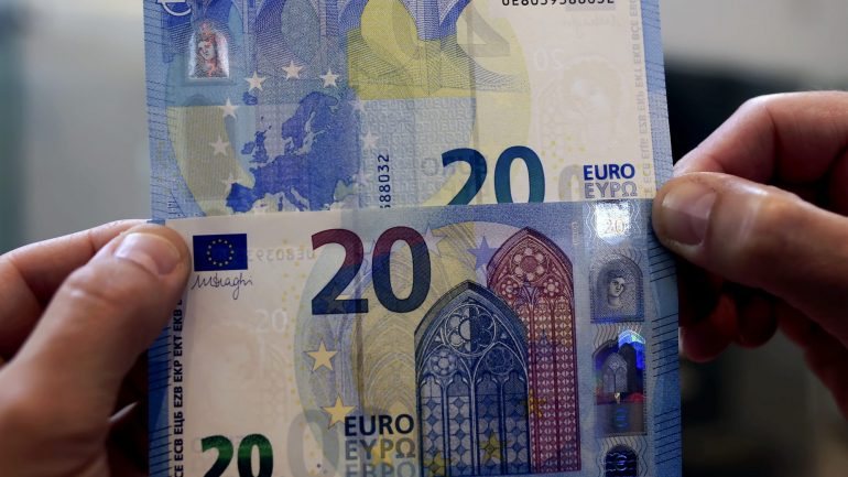 A nota de 20 euros é a mais contrafeita: nos últimos seis meses foram retiradas 4.426 unidades de circulação