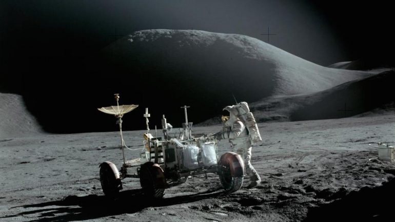 Nos anos 70, as últimas missões Apollo trouxeram amostras que ainda hoje revelam segredos da Lua