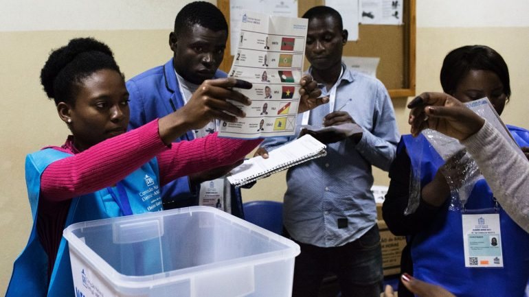 Ao início da tarde, a CNE apresentou os resultados provisórios, referindo que o MPLA tinha então 64,57% dos votos