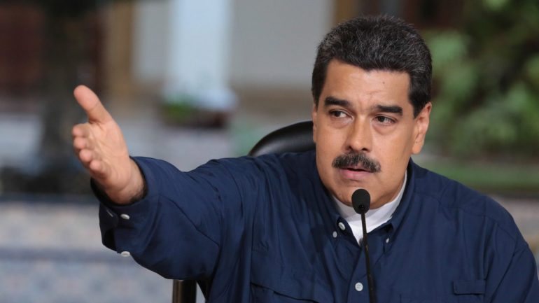 Segundo Nicolás Maduro, a Venezuela &quot;está a ser ameaçada — como nunca antes — pelo império do Norte&quot;.