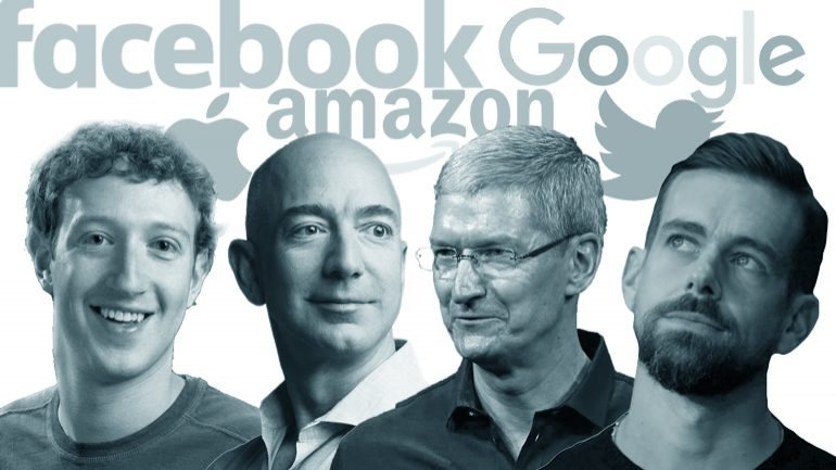Entre os signatários estão Mark Zuckerberg (Facebook), Jeff Bezos (Amazon), Tim Cook (Apple) e Jack Dorsey (Twitter)
