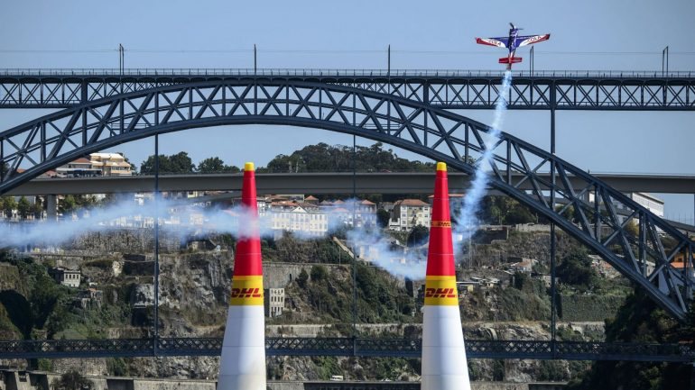 Red Bull Air Race no Porto: novo recorde num só dia de prova