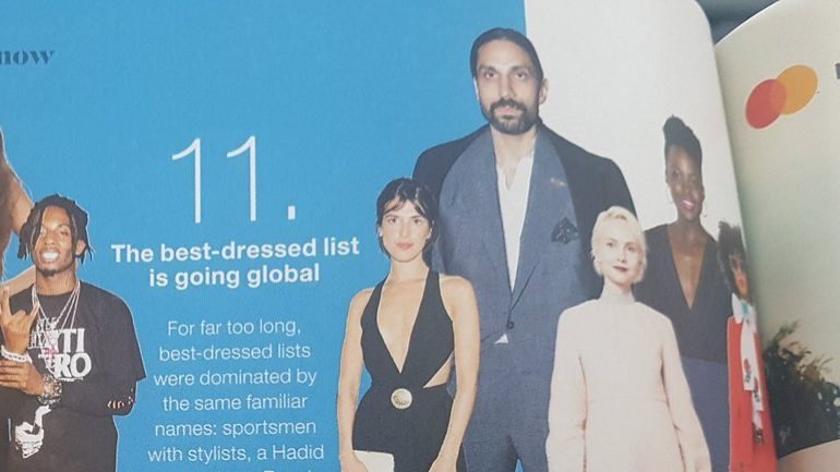 Na revista, Lupita aparecia na lista de celebridades que deverão ser as mais bem vestidas de 2018