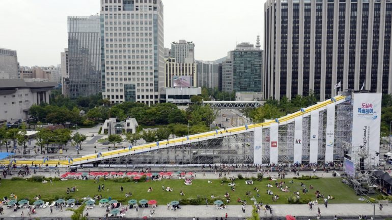 As construções de infraestruturas para os Jogos de Pyeongchang estão &quot;praticamente concluídas&quot;