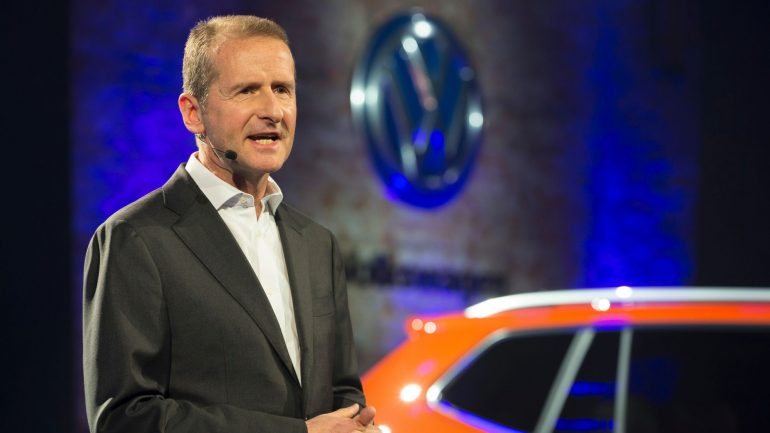 Herbert Diess, presidente executivo da marca Volkswagen, admite surpresa com o conflito laboral na Autoeuropa