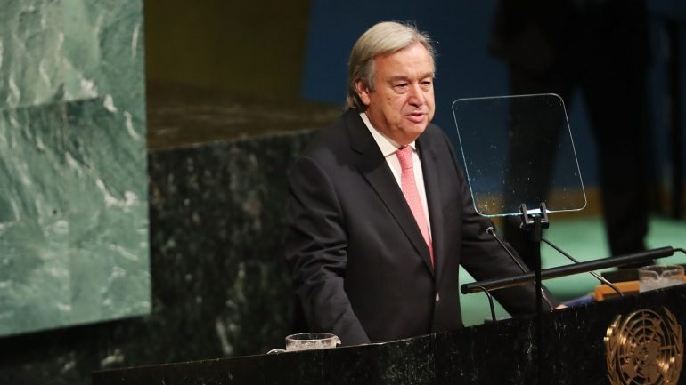 António Guterres falou pela primeira vez perante uma Assembleia-Geral da ONU