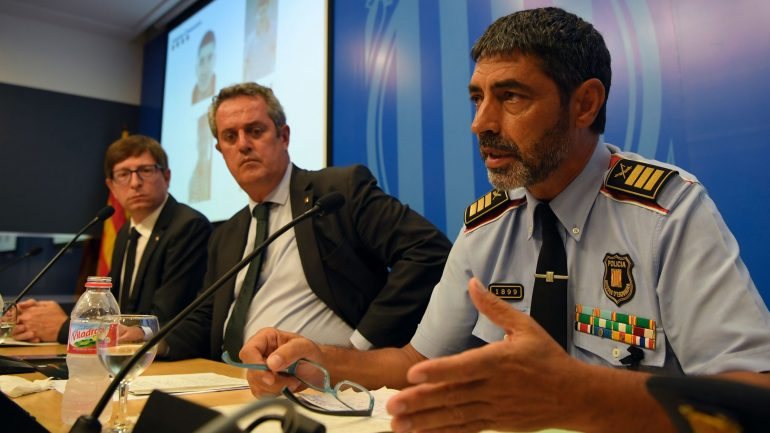 Josep Lluis Trapero é o chefe dos Mossos d'Esquadra, a principal força policial catalã