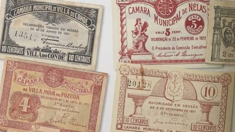 No início do século XX várias autarquias portuguesas emitiam notas de uso exclusivo no território do concelho
