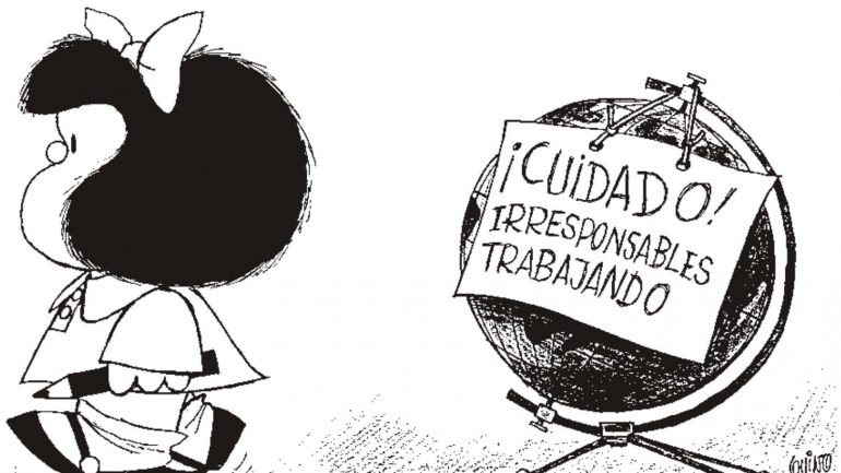 Os primeiros cartoons de Mafalda foram publicados no jornal Primera Plana, de Bueno Aires, cidade de onde o criador é natural