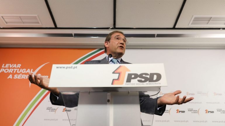 Passos Coelho: &quot;Manterei a minha reflexão sobre as condições em que poderei colocar-me e novo em disputa interna no PSD para um próximo mandato”