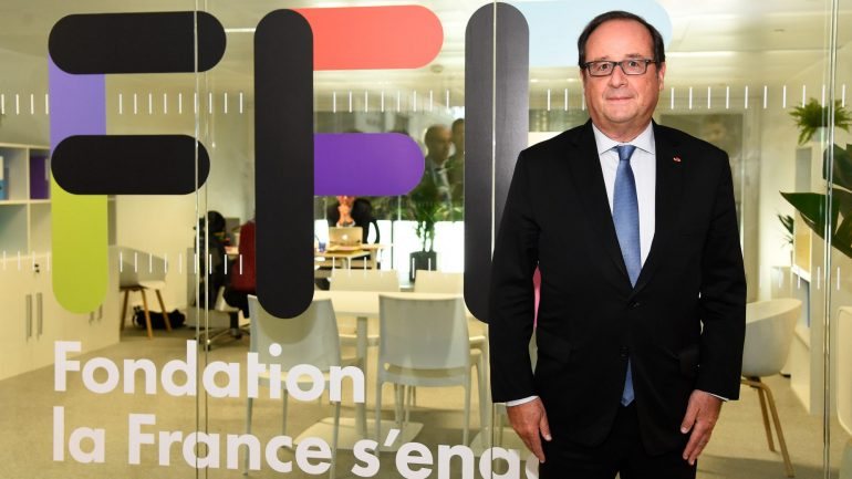 François Hollande tornou-se presidente da fundação &quot;La France s’engage&quot; em setembro deste ano