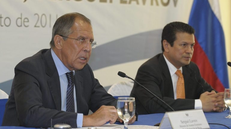 Serguei Lavrov é o chefe da diplomacia russa