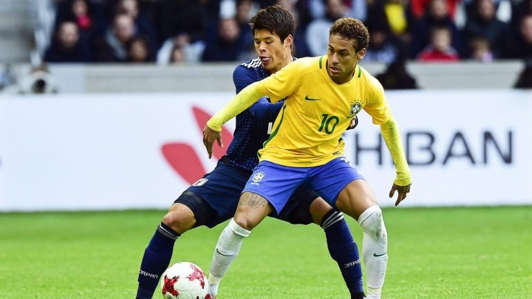 Neymar marcou o seu 53.º golo pela seleção brasileira
