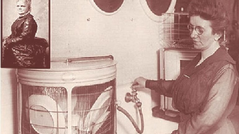 Josephine e uma das primeiras máquinas de lavar loiça