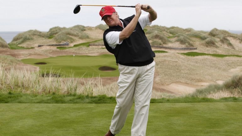 Donald Trump é conhecido pelo gosto por golfe