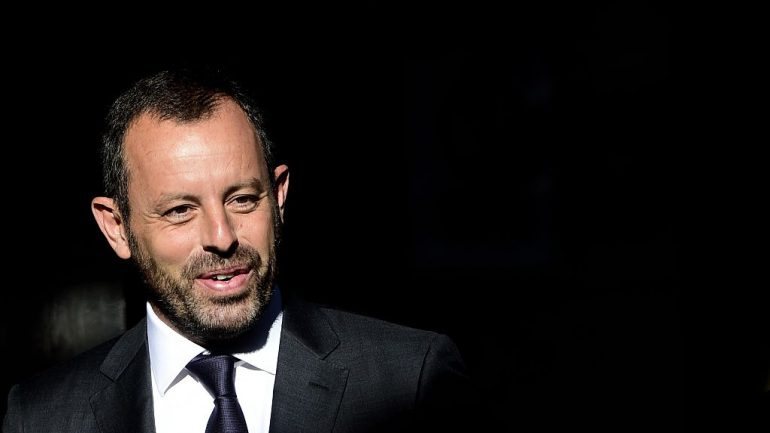 Sandro Rosell foi presidente do Barcelona entre 2010 e 2014, altura em que se demitiu por causa do negócio Neymar