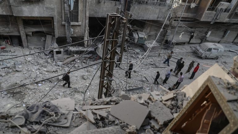 Ghouta Oriental está cercada pelas tropas do governo