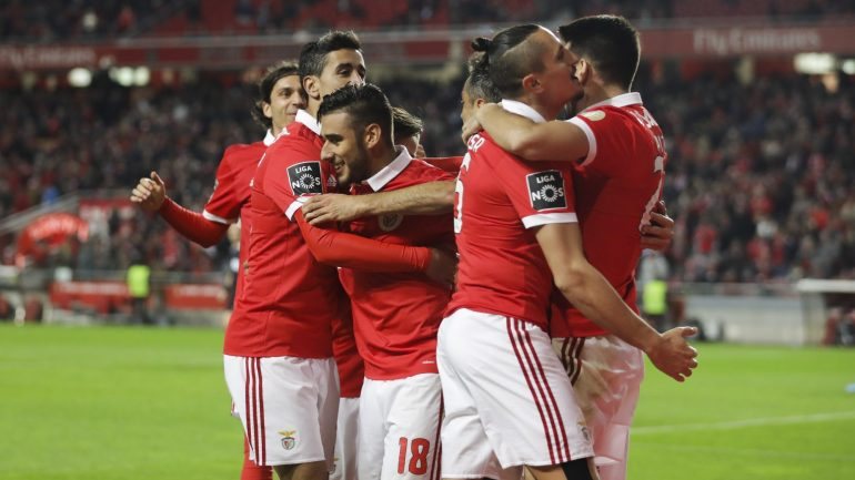Salvio, André Almeida, Pizzi: quase todos os jogadores do Benfica marcaram ou assistiram frente ao V. Setúbal