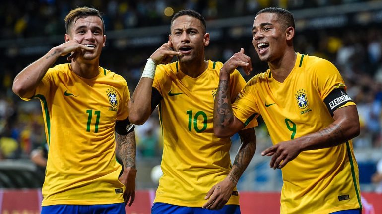Coutinho, Neymar, Gabriel Jesus: um trio que está pronto para se ligar ao próximo Mundial da Rússia