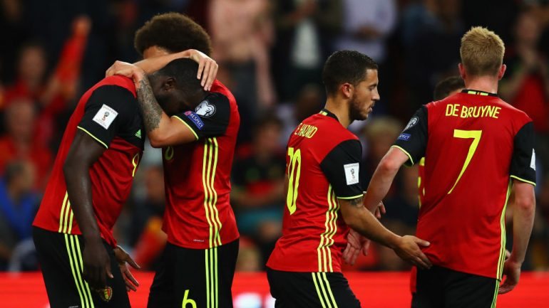 Lukaku, Witsel, Eden Hazard e De Bruyne: Bélgica apresenta uma das suas melhores seleções de sempre num Mundial