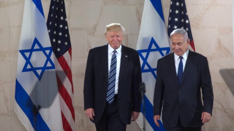 Em maio, durante o seu périplo pelo Médio Oriente, Donald Trump fez a sua primeira visita oficial a Israel