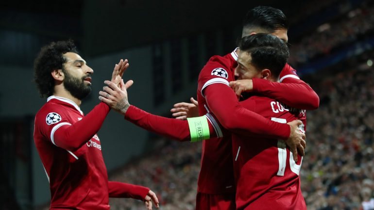 Coutinho, Salah e Firmino são três das principais unidades ofensivas do Liverpool esta temporada