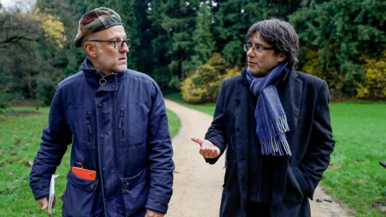 A entrevista ao jornal belga Le Soir foi um verdadeiro passeio por Forêt de Soignes