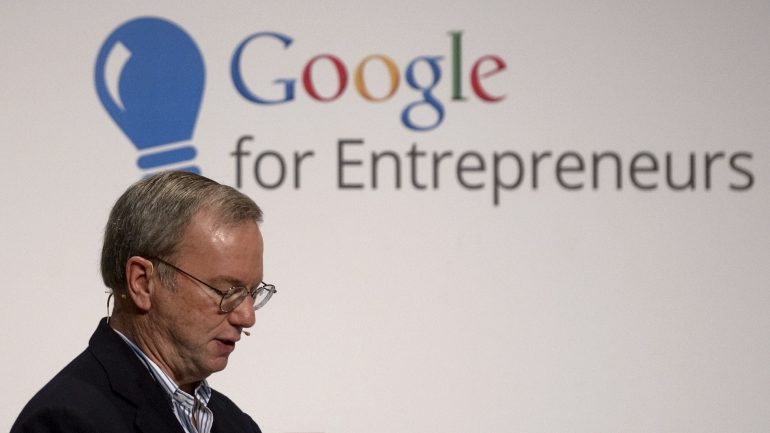 Eric Schmidt foi presidente executivo da Google durante 10 anos