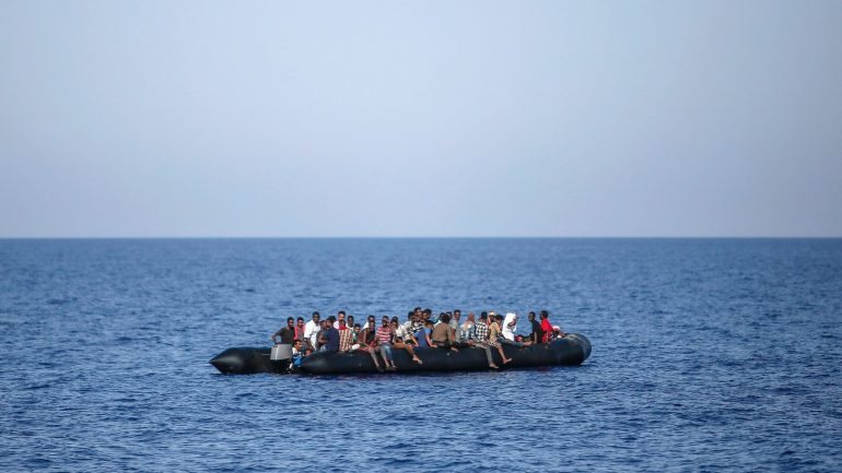 Os refugiados foram resgatados em três missões por dois navios