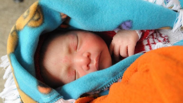 Sebastian nasceu no Hospital de Cobán, na Guatemala, em 2012. A Unicef, em parceria com o Ministério da Saúde, dão apoio ao hospital
