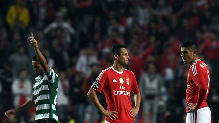 Jonas fez apenas um dérbi para a Liga na Luz, quando o Sporting foi vencer o rival Benfica por 3-0