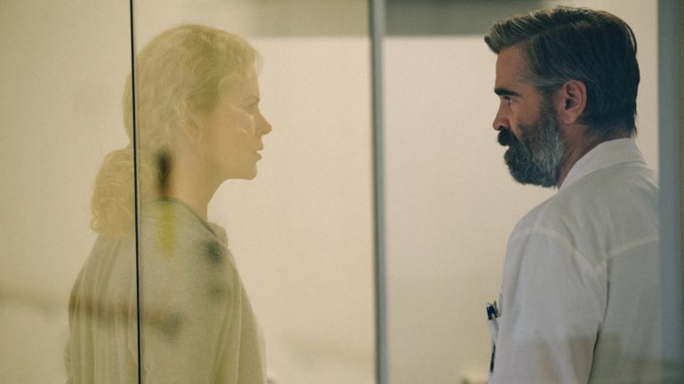 Nicole Kidman e Colin Farrell no pomposo &quot;O Sacrifício de um Cervo Sagrado&quot;, de Yorgos Lanthimos