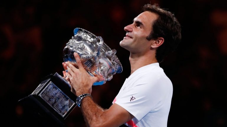 Roger Federer igualou as seis vitórias de Emerson e Djokovic na Austrália e somou o 20.º Grand Slam da carreira