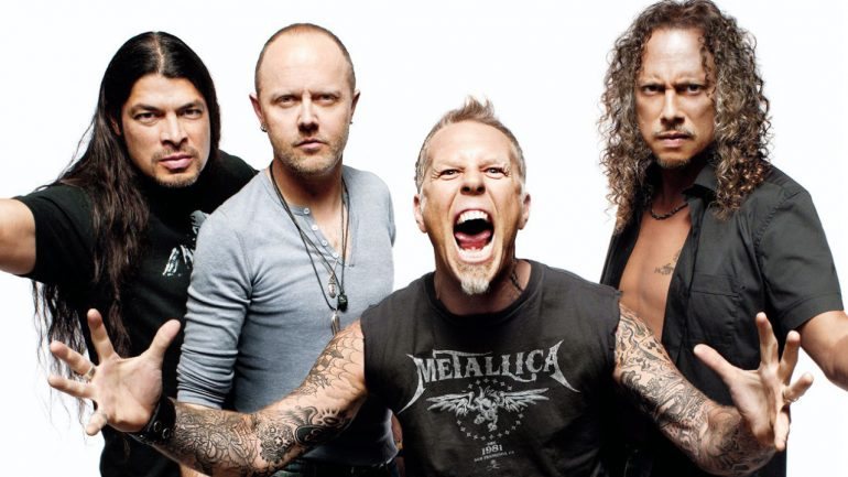Estes são os Metallica hoje. Há 25 anos eram iguais, menos no baixista e no cabelo