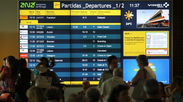 O homem foi detido à chegada no Aeroporto Humberto Delgado, em Lisboa