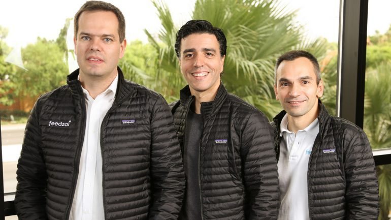 A Feedzai foi fundada em 2009 por  Paulo Marques, Nuno Sebastião e Pedro Bizarro