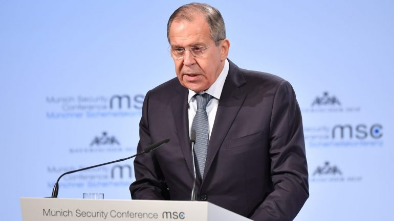 Sergey Lavrov falou este sábado na conferência de segurança que decorre em Munique, na Alemanha