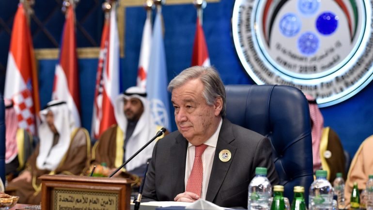 António Guterres é secretário-geral das Nações Unidas desde 1 de janeiro de 2017