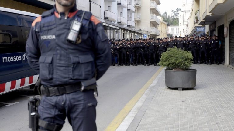Os Mossos d'Esquadra são a força policial da Catalunha